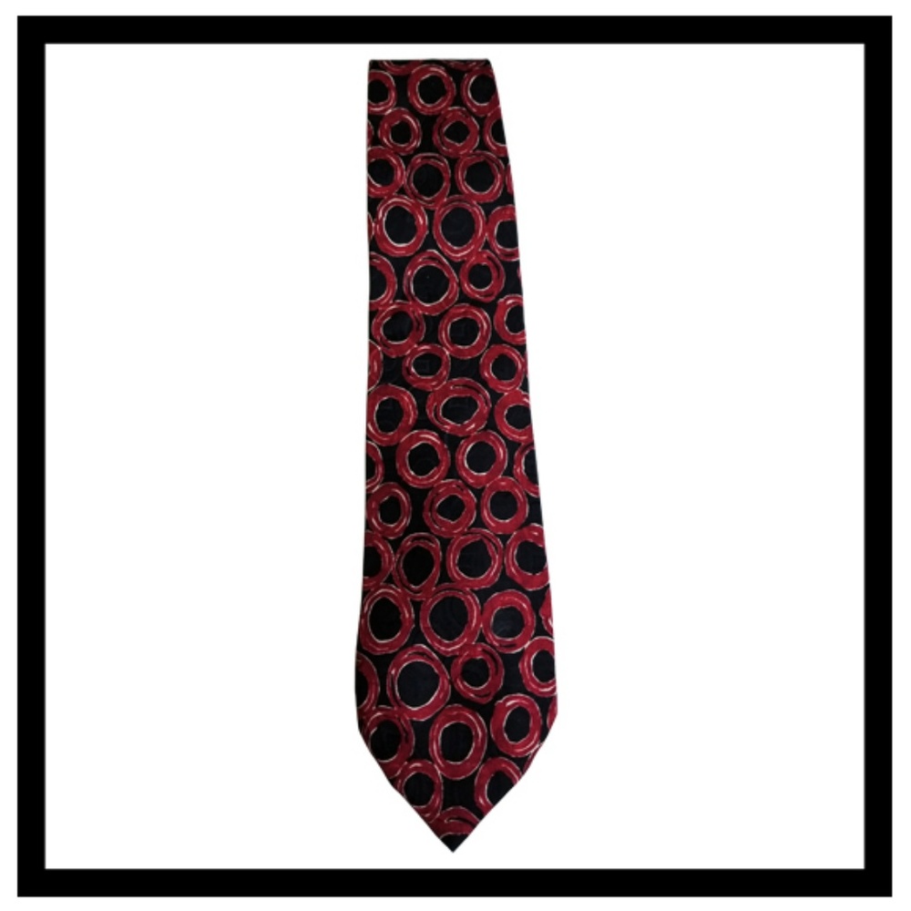 Men's Tie Red Black